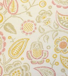 Bepton Fabric by Titley and Marr Maize, Blush & Olive Bepton Fabric by Titley and Marr Maize, Blush & Olive