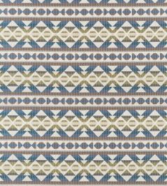 Berber Blanket Fabric by Thibaut Green and Blue Berber Blanket Fabric by Thibaut Green and Blue