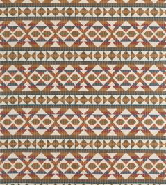 Berber Blanket Fabric by Thibaut Ochre and Brown Berber Blanket Fabric by Thibaut Ochre and Brown