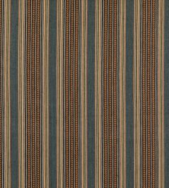 Berber Stripe Fabric by Mulberry Home Denim Berber Stripe Fabric by Mulberry Home Denim