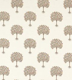 Bergamot Fabric by Clarke & Clarke Multi/Linen Bergamot Fabric by Clarke & Clarke Multi/Linen