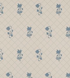 Berkeley Sprig Wallpaper by Colefax and Fowler Blue Berkeley Sprig Wallpaper by Colefax and Fowler Blue