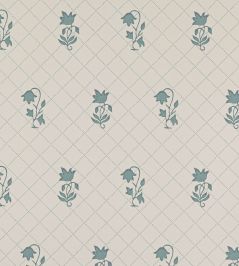 Berkeley Sprig Wallpaper by Colefax and Fowler Teal Berkeley Sprig Wallpaper by Colefax and Fowler Teal