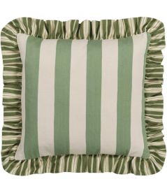Berkeley Stripe Cushion 43 x 43cm by Designers Guild Celadon Berkeley Stripe Cushion 43 x 43cm by Designers Guild Celadon