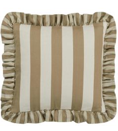 Berkeley Stripe Cushion 43 x 43cm by Designers Guild Natural Berkeley Stripe Cushion 43 x 43cm by Designers Guild Natural