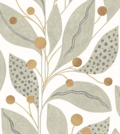 Berry Dot Wallpaper by Ohpopsi Bone & Tan Berry Dot Wallpaper by Ohpopsi Bone & Tan