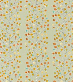 Berry Tree Fabric by Scion Neutral / Tangerine / Powder Blue / Lemon Berry Tree Fabric by Scion Neutral / Tangerine / Powder Blue / Lemon