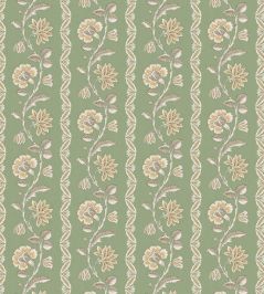 Bertin Fabric by Nina Campbell Green/Yellow Bertin Fabric by Nina Campbell Green/Yellow