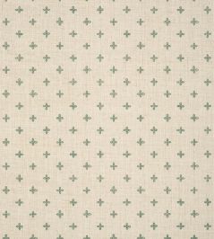Bethany Wallpaper by Thibaut Green on Off White Bethany Wallpaper by Thibaut Green on Off White