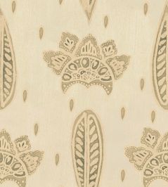 Bethel Batik Wallpaper by MINDTHEGAP Antique White Bethel Batik Wallpaper by MINDTHEGAP Antique White
