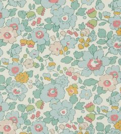 Betsy Flora Fabric by Liberty Robins Egg Betsy Flora Fabric by Liberty Robins Egg