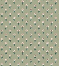 Betty Wallpaper by Sandberg Green Betty Wallpaper by Sandberg Green