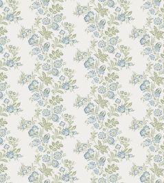 Bibury Fabric by Nina Campbell Blue/Green Bibury Fabric by Nina Campbell Blue/Green