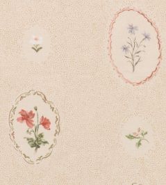 Bibury Sprig Fabric by Parker & Jules Tea Bibury Sprig Fabric by Parker & Jules Tea