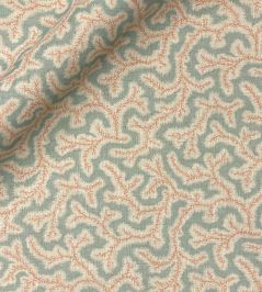 Big Dulcie Linen Fabric by Ian Sanderson Celeste Blue Big Dulcie Linen Fabric by Ian Sanderson Celeste Blue