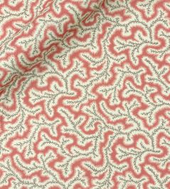 Big Dulcie Linen Fabric by Ian Sanderson Coral Big Dulcie Linen Fabric by Ian Sanderson Coral