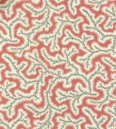 Big Dulcie Linen Fabric by Ian Sanderson Coral Big Dulcie Linen Fabric by Ian Sanderson Coral