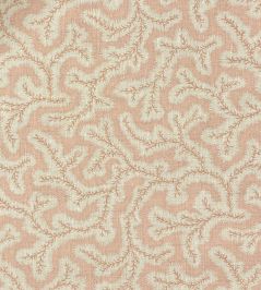 Big Dulcie Linen Fabric by Ian Sanderson Shrimp Big Dulcie Linen Fabric by Ian Sanderson Shrimp