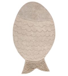 Big Fish Rug by Lorena Canals Natural Big Fish Rug by Lorena Canals Natural