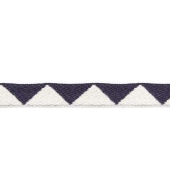 Big Top Tape Trim by Christopher Farr Cloth Dark Indigo Big Top Tape Trim by Christopher Farr Cloth Dark Indigo