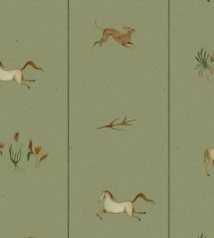 Bike Ride Wallpaper by Coordonne Green Bike Ride Wallpaper by Coordonne Green