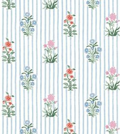 Bindi Flower Wallpaper by DADO 01 Powder Blue Bindi Flower Wallpaper by DADO 01 Powder Blue
