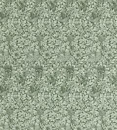 Bird & Anemone Weave Outdoor Fabric by Morris & Co Teal Bird & Anemone Weave Outdoor Fabric by Morris & Co Teal