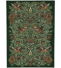 Bird Rug by Morris & Co Tump Green Bird Rug by Morris & Co Tump Green