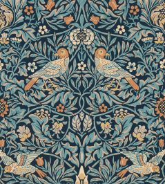 Bird Wallpaper by Morris & Co Webbs Blue Bird Wallpaper by Morris & Co Webbs Blue