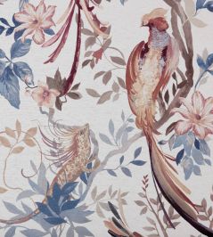 Bird Sonnet Mural by 1838 Wallcoverings Chambray Bird Sonnet Mural by 1838 Wallcoverings Chambray