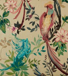 Bird Sonnet Mural by 1838 Wallcoverings Lacquer Bird Sonnet Mural by 1838 Wallcoverings Lacquer