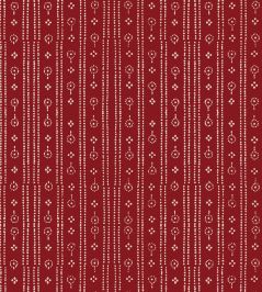 Birdlip Fabric by Parker & Jules Crimson Birdlip Fabric by Parker & Jules Crimson