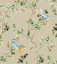 Birds Prosperity Wallpaper by Coordonne Papyrus Birds Prosperity Wallpaper by Coordonne Papyrus