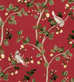 Birds Prosperity Wallpaper by Coordonne Ruby Birds Prosperity Wallpaper by Coordonne Ruby