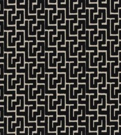 Biscaya Fabric by Camengo Noir Biscaya Fabric by Camengo Noir