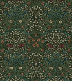 Blackthorn Fabric by Morris & Co Green Blackthorn Fabric by Morris & Co Green