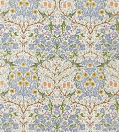Blackthorn Weave Outdoor Fabric by Morris & Co Sky Blue Blackthorn Weave Outdoor Fabric by Morris & Co Sky Blue