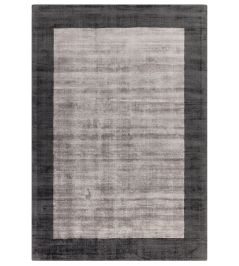 Blade Border Rug by Asiatic Charcoal, Silver Blade Border Rug by Asiatic Charcoal, Silver