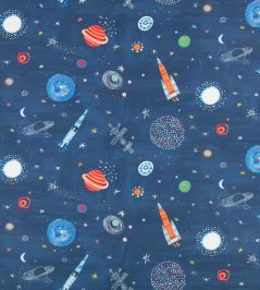 Blast Off Fabric by Villa Nova Blue Blast Off Fabric by Villa Nova Blue