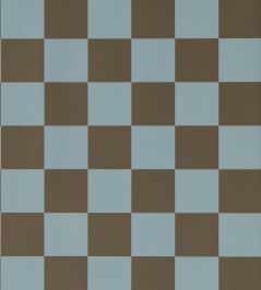 Blenets Check Wallpaper by Harlequin Atlantic/Chocolate Blenets Check Wallpaper by Harlequin Atlantic/Chocolate