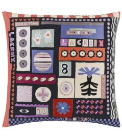 Bloc - Note Cushion 55 x 55cm by Christian Lacroix Mosaique Bloc - Note Cushion 55 x 55cm by Christian Lacroix Mosaique