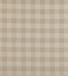 Block Check Fabric by Baker Lifestyle Stone Block Check Fabric by Baker Lifestyle Stone