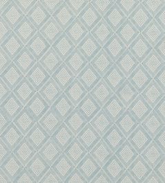 Block Trellis Fabric by Baker Lifestyle Aqua Block Trellis Fabric by Baker Lifestyle Aqua
