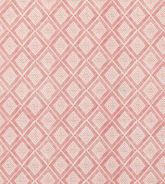 Block Trellis Fabric by Baker Lifestyle Rustic Red Block Trellis Fabric by Baker Lifestyle Rustic Red