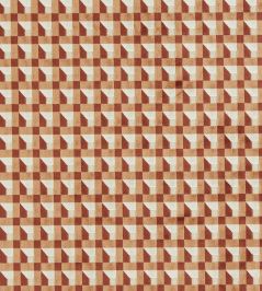 Blocks Fabric by Harlequin Paprika / Bark / Bleached Coral Blocks Fabric by Harlequin Paprika / Bark / Bleached Coral