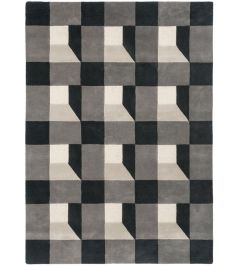 Blocks Rug by Harlequin Slate Blocks Rug by Harlequin Slate