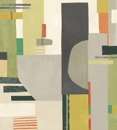 Blocs Wallpaper by Ohpopsi Sage & Amber Blocs Wallpaper by Ohpopsi Sage & Amber
