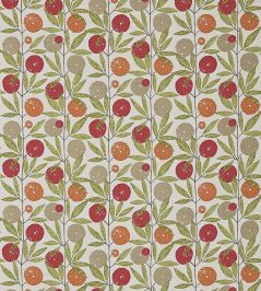 Blomma Fabric by Scion Tangerine / Chilli / Citrus Blomma Fabric by Scion Tangerine / Chilli / Citrus