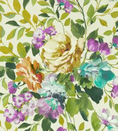 Bloom Wallpaper by Clarke & Clarke Amethyst Bloom Wallpaper by Clarke & Clarke Amethyst