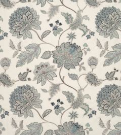 Bloom Fabric by James Hare Blue Bloom Fabric by James Hare Blue